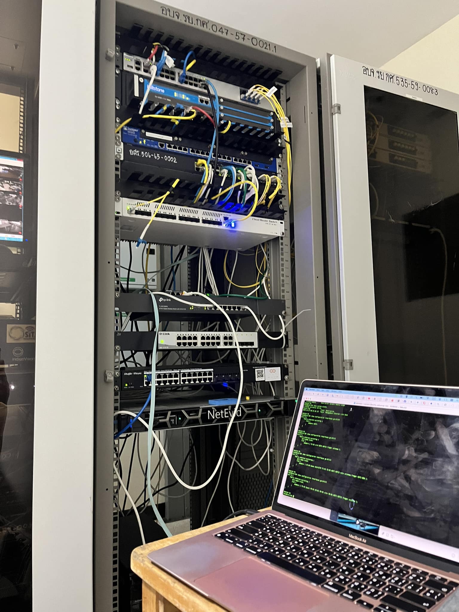 Reconfig Juniper Switch อนุบาลตากสินระยอง